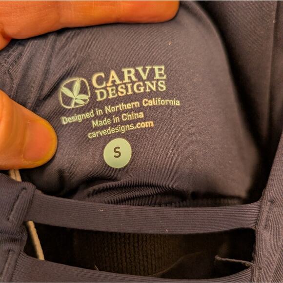 Carve Designs La Jolla Dress | Size Small | Navy | Built-In Shelf Bra | Swim - Picture 6 of 12